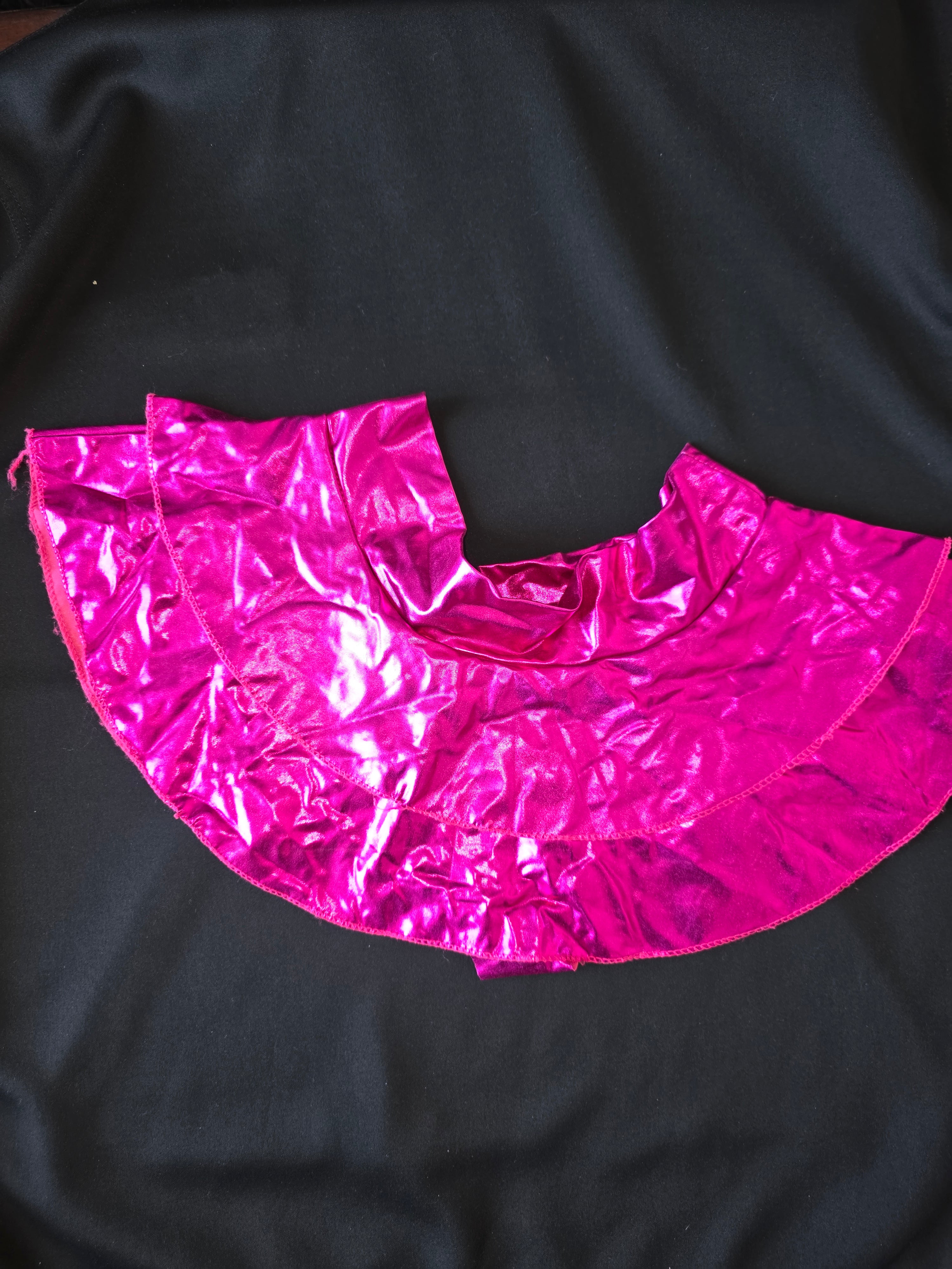 Iridescent Hot Pink Miniskirt