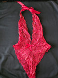 Red Lace Teddy