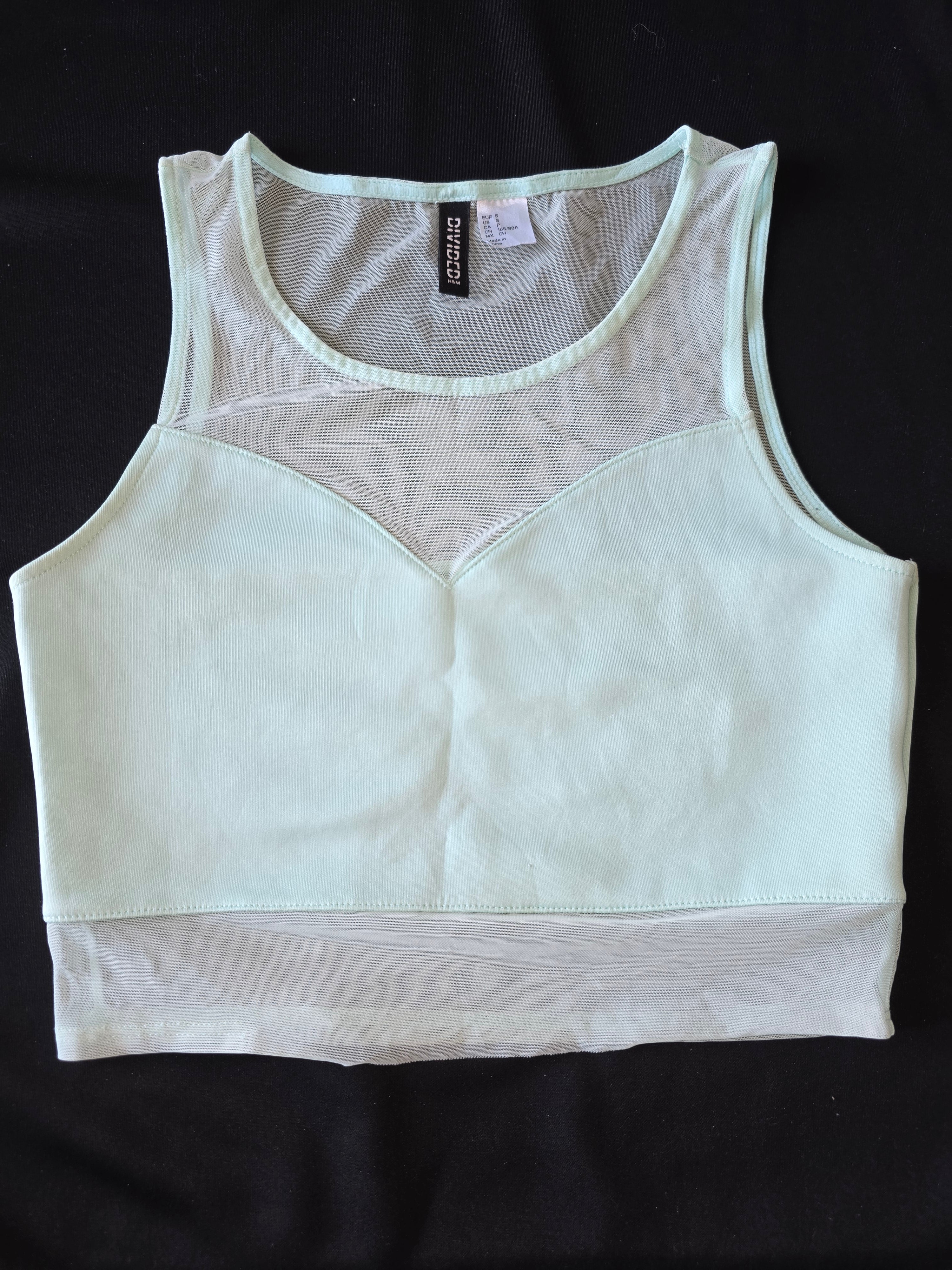 Mint Crop Top