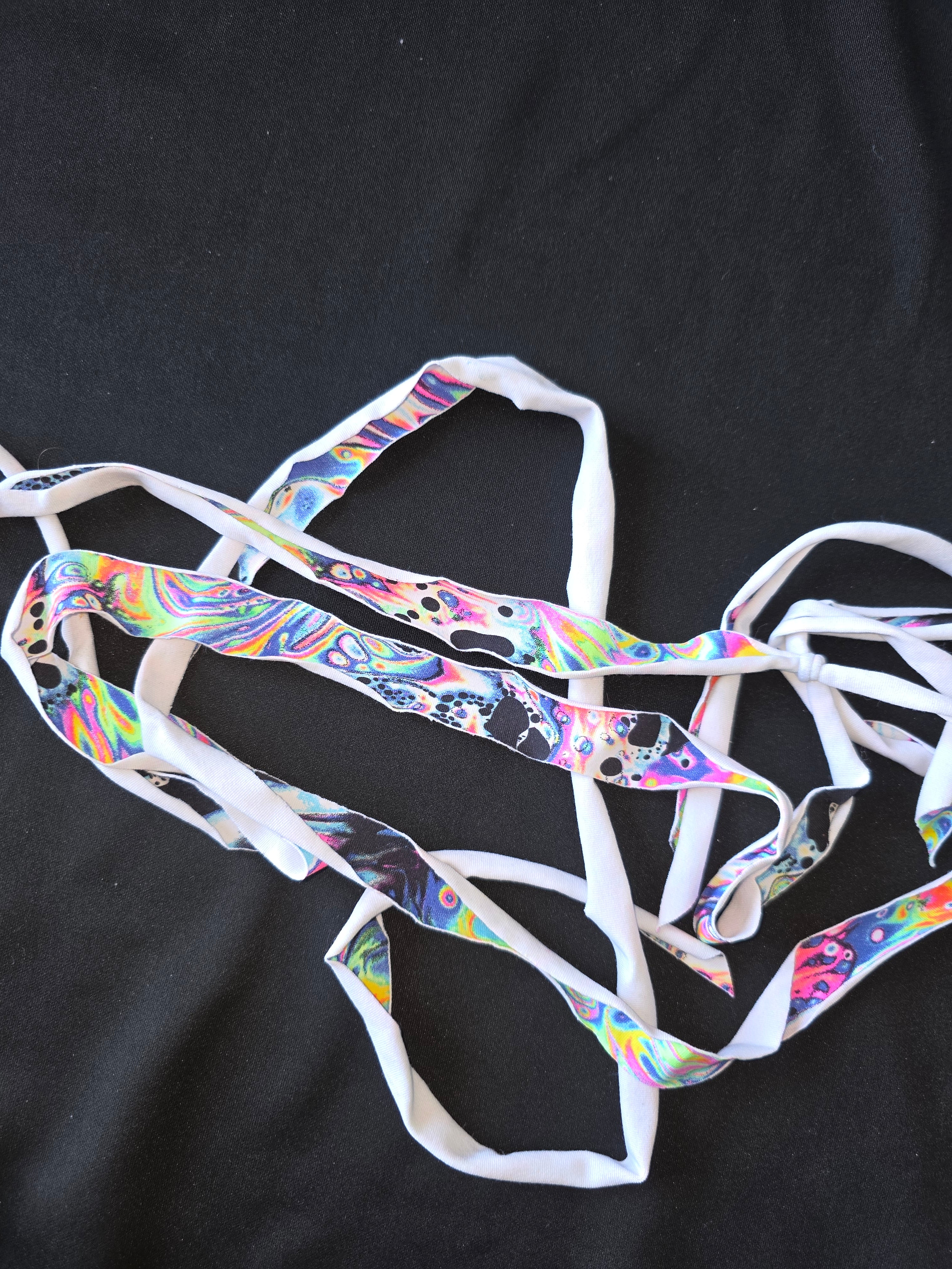 Freedom Rave Wear Acid Rain Leg Wraps
