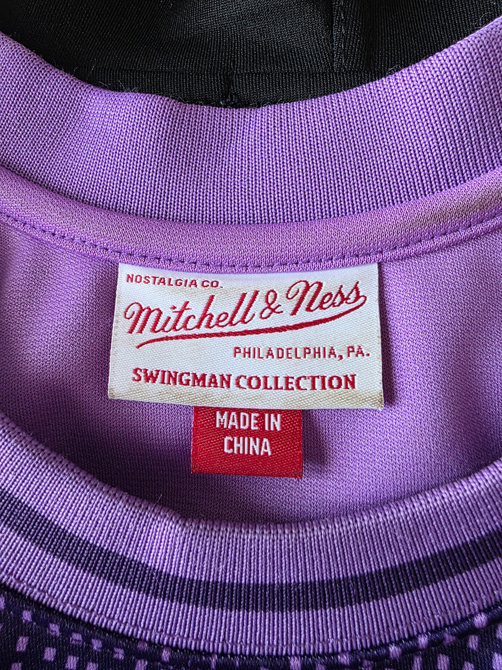 Mitchell & Ness LA Lakers 34 Shaq O'Neal Monochrome Purple 96-97 Swingman Jersey