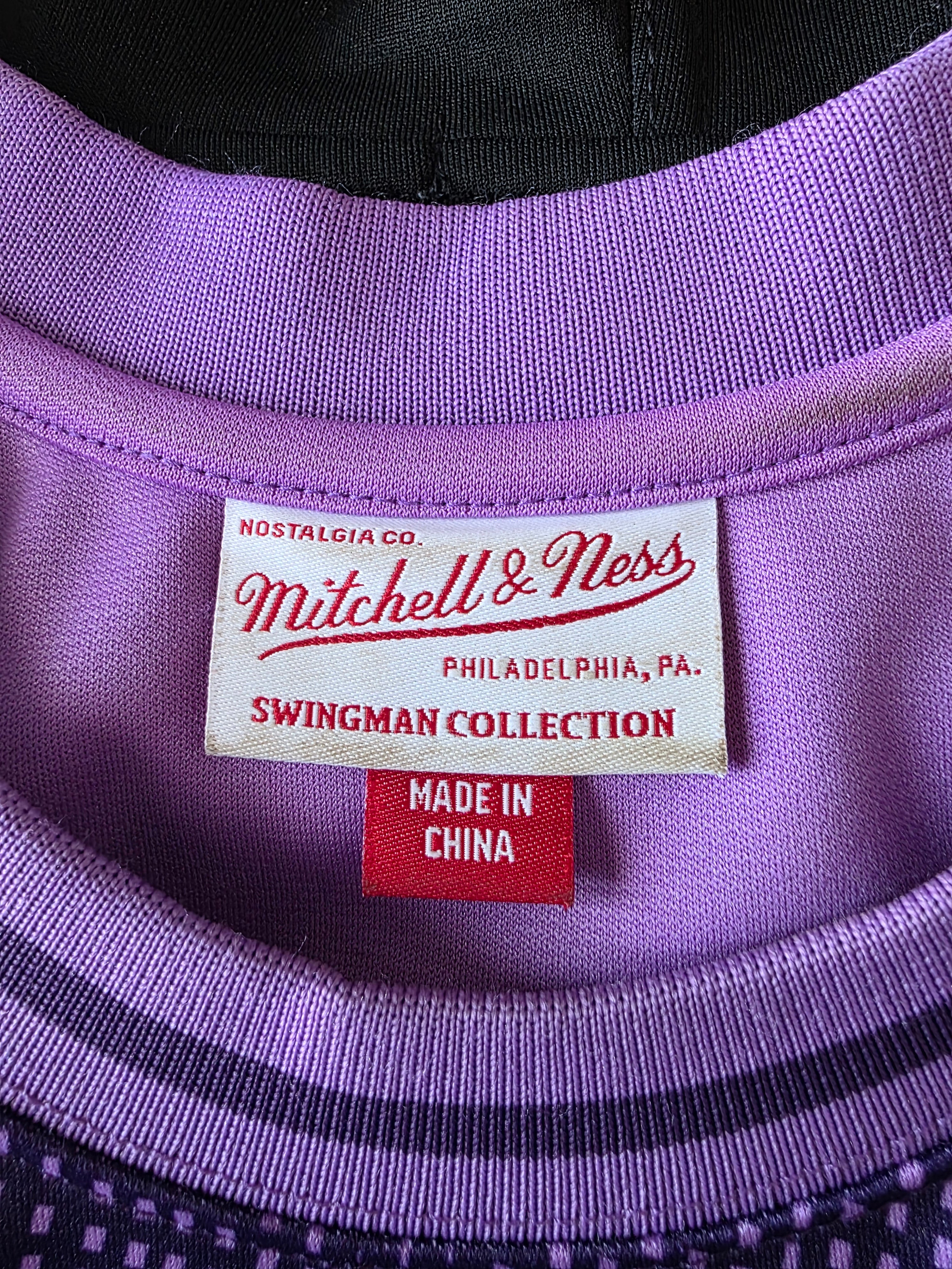Mitchell & Ness LA Lakers 34 Shaq O'Neal Monochrome Purple 96-97 Swingman Jersey