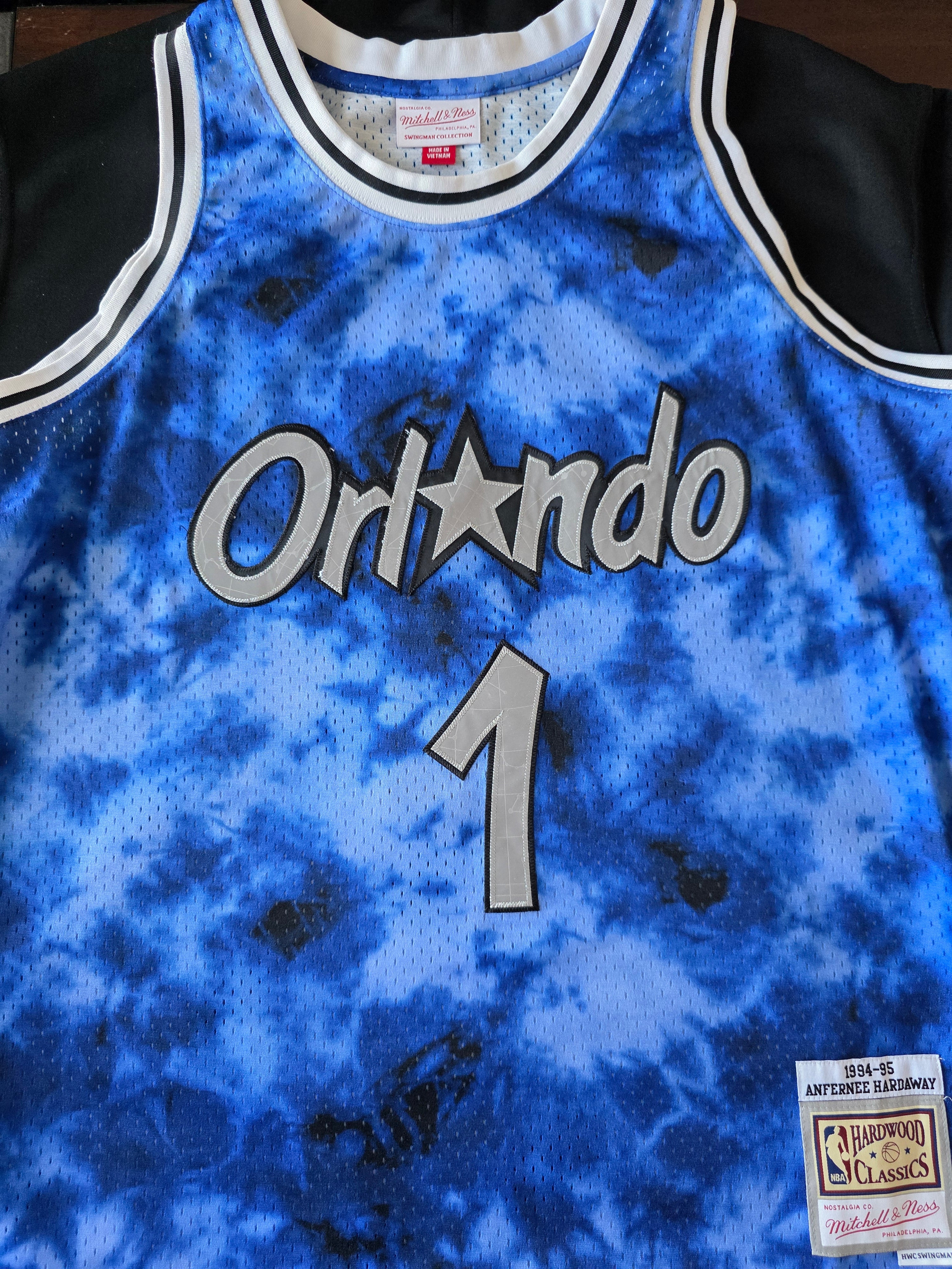 Mitchell & Ness Men's Penny Hardaway Orlando Magic 1994-95 Galaxy Swingman Jersey