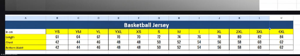 Custom Basketball Jersey