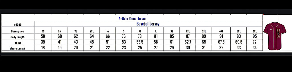 Custom Baseball Jersey